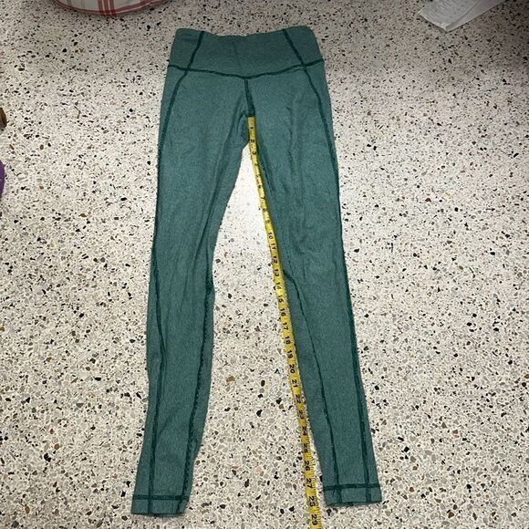 Lululemon green Wunder under leggings tights pants 4 - Picture 6 of 6